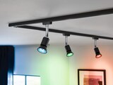 thumbnail of Paulmann Standaard 230 V Smart Home Zigbee 3.0 LED-reflector GU10 350lm 4,8W RGBW+ dimbaar Zwart mat 29148