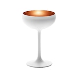 thumbnail of Stölzle Lausitz ELEMENTS Sektschale Weiß-Bronze 6er Set