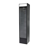 thumbnail of Gastro-Cool Schmaler Werbedisplaykühlschrank in schwarz / 150l - GCDC130