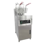 thumbnail of Friggitrice automatica Bützmann 14+14 l auto – 2 vasche sollevabili, 18 kW, acciaio inossidabile, funzionamento automatico