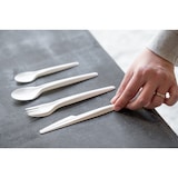 thumbnail of DOT Horeca Solutions 50 Cucchiai in carta 17 cm rigida Bianchi Biodegradabili Compostabili monouso usa e getta cucchiaio bio bianco