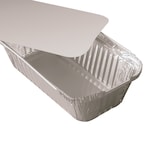 thumbnail of Alukaschierter Deckel für Alu-Schale 670ml, Menüschale, rechteckig, 1000 Stk, 19,4 x 10,3 cm