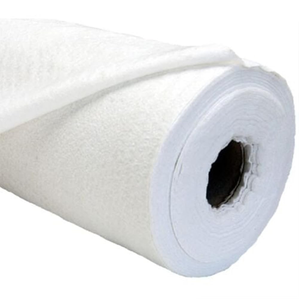 Geotextil Poliéster 150g/m² Sopgal (25m x 2,2m) - Tejido no tejido para construcción, impermeabilización de suelos. Resistente y duradero