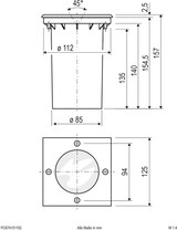 thumbnail of EVN Lichttechnik LED-Bodeneinbauleuchte PC674101102 eds