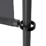 thumbnail of tectake Toldo de pinça TAIJA com manivela manual - 100 x 310 cm cinzento escuro