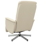 thumbnail of vidaXL Massagesessel mit Fußteil Creme Stoff