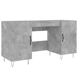 thumbnail of vidaXL Schreibtisch Betongrau 140x50x75 cm Holzwerkstoff