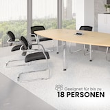 thumbnail of bümö Konferenztisch XXL KT52 in Asteiche Säule in Silber