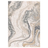 thumbnail of Velours Teppich Kurzflor Marmor-Look | 120x180 cm, 0,8 cm Florhöhe | Beige-Grau | Pflegeleicht | Wohnbereich | SIENA-Elsa Kollektion | Kadima Design