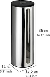 thumbnail of WENKO Turbo-Loc® Edelstahl Ersatzrollenhalter Mod. Detroit, rostfrei, Befestigen ohne bohren