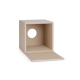 thumbnail of Elegante Taschentuchbox SHAPE Kunstleder Beige magnetischer Deckel