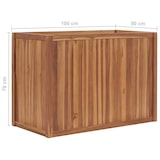 thumbnail of vidaXL Hochbeet 100×50×70 cm Massivholz Teak