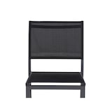 thumbnail of METRO PROFESSIONAL Chaise de terrasse CALYPSO II, textilène/aluminium, empilable, gris foncé
