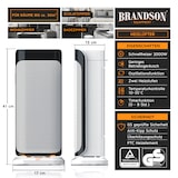 thumbnail of Brandson Heizlüfter 2000W, Keramikheizlüfter mit Fernbedienung, energiesparend & leise, Überhitzungsschutz, Automatische Abschaltung, Umkippschutz