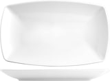 thumbnail of Saturnia Set 6 Piatti Rettangolari Tokio, Porcellana, Bianco, 36x21cm