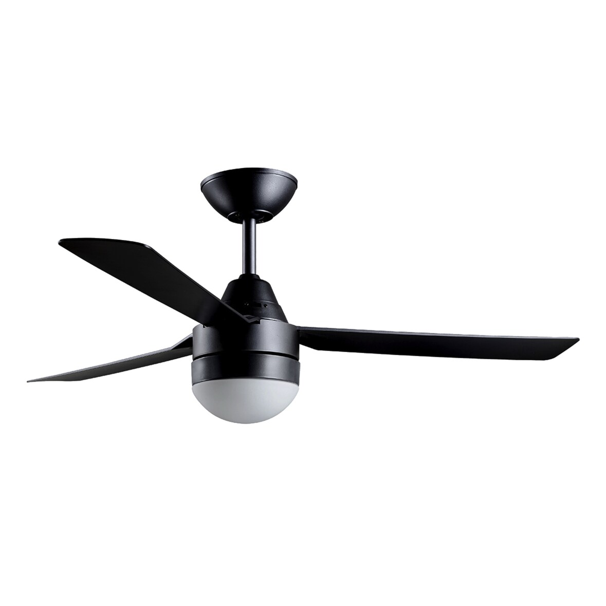 Deckenventilator Megara Schwarz 122 cm mit Licht 122