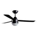 thumbnail of Deckenventilator Megara Schwarz 122 cm mit Licht 122