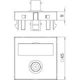 thumbnail of OBO Bettermann Multimediaträger Video-BNC MTG-BC F RW1 6105018