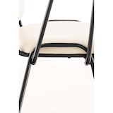 thumbnail of Chaise Ken en similicuir avec tablette rabattable Crème