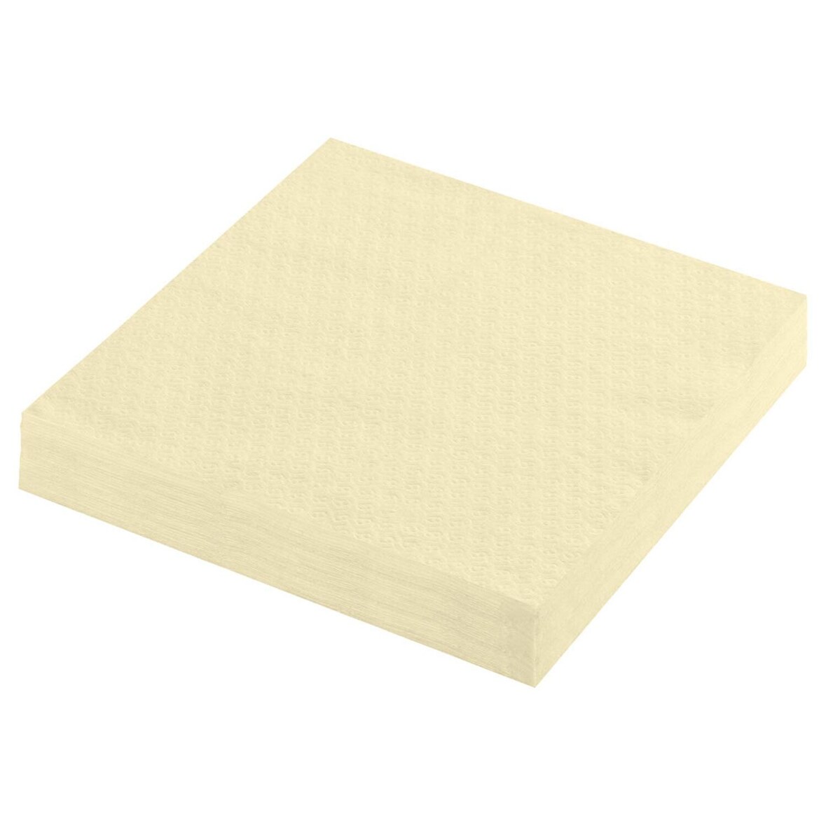 400x Servietten Prägeservietten 1-lagig 33 x 33 cm champagner