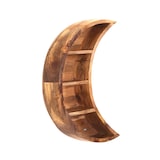 thumbnail of Möbilia Wand-Regal | Halbmond-Form | Mango-Holz | B 40 x T 13 x H 60 cm | natur | 22020008 | Serie REGAL