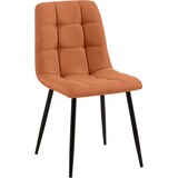 thumbnail of CHEFGASTRO Esszimmerstuhl IOWA Stoff HxBxT 84x45x55cm Orange Küchenstuhl
