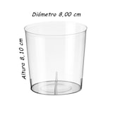 thumbnail of VASOMADRID S.L., Vaso Media Pinta 300, Caja de 400 uds, Capacidad de 330 ml, Poliestireno, transparente, ref. VA-330