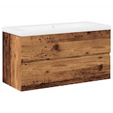 thumbnail of Helloshop26 - Waschtischunterschrank mit integriertem Waschbecken 90 x 38,5 x 45 cm platzsparend modernes Design aus Holzwerkstoff 02_0055850