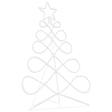thumbnail of vidaXL Lichterbaum in Weihnachtsbaumform Mehrfarbig 80 x 56 cm PVC