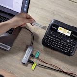 thumbnail of Beschriftungsgerät P-touch PT-D610BT VP schwarz, QWERTZ-Tastatur, im Transportkoffer, inkl. Zubehör