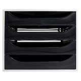 thumbnail of Exacompta 2286014D 1x ECOBOX ladenbox met 4 laden voor DIN A4+ documenten, grijs-zwart