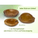 thumbnail of Teakholz Schale Ø 25 cm Einzigartiges Naturprodukt aus Wurzelholz