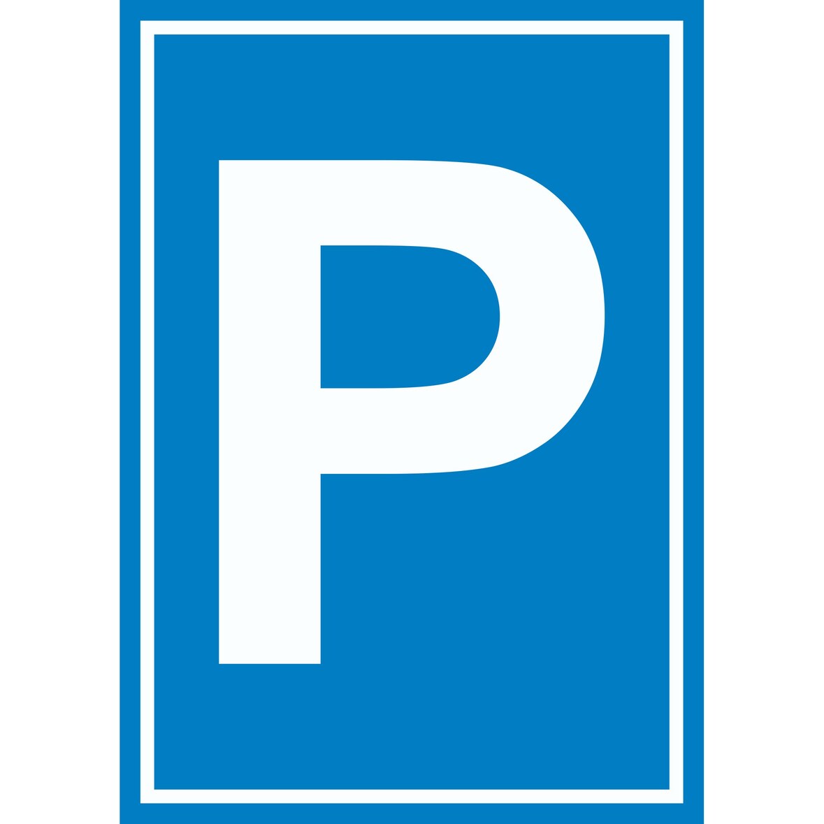 P Parkplatz Schild A6 (105x148mm)