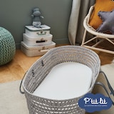 thumbnail of P'tit Lit - Matelas de Couffin Bamboo - 72x32 cm - Viscose Douce et Soyeuse - Réversible - Idéal Landau Nacelle et Berceau