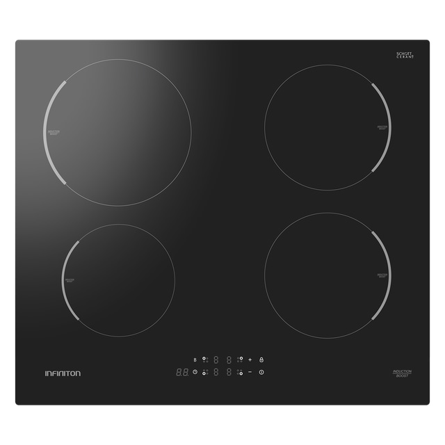 Infiniton Placa inducción Zonas De Coción: 4 zonas Ancho: 60 cm Función Boost: Función boost