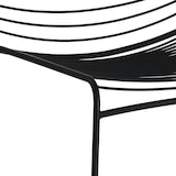 thumbnail of Oreste Luchetta set 2 Sedie da interno e esterno HAZEN BLACK in acciaio Nero opaco H.79 x L.49 x P.53 cm