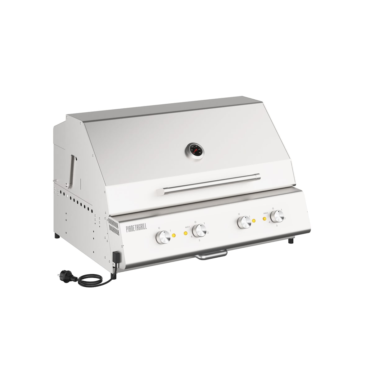 FRY TOP Elettrico 6 Kw d'appoggio piastra teppanyaki piano di cottura 750x450