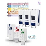 thumbnail of SET: Hautschutzprogramm PROFI + Spender + 6x Füllmittel + Hautschutzplan nach Verordnung, robust & sparsam Industrie