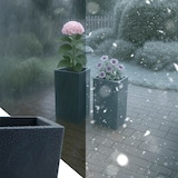 thumbnail of 2er Set Pflanzkübel quadratisch 3 anthrazit