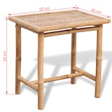 thumbnail of vidaXL 3-tlg. Bistro-Set mit Auflagen Bambus