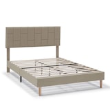 thumbnail of Estructura de Cama tapizada Sorni de 30 cm, 90x190 cm, Beige