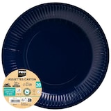 thumbnail of Pronappe 79212I 25x 20 runde Pappteller, 23 cm - Marineblau