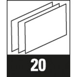 thumbnail of helit Hängebox H6110193 DIN A4 max. 25Mappen PS blau