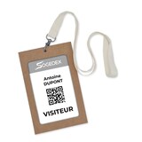 thumbnail of Porte-Badge A6 en carton écologique (lot de 100)