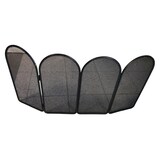 thumbnail of Parascintille pieghevole a 4 ante in ferro battuto per camini e caminetti