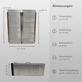 thumbnail of TRUTZHOLM Rollstuhlrampe klappbar 91 cm Traglast 272 kg Alu grau Auffahrrampe