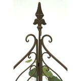thumbnail of DanDiBo Rankhilfe Garten Metall Schwarz 120033 Rankgitter Blumen 132 cm Kletterpflanzen Rosen Bodenstecker Kletterhilfe Blumenhalter Ranksäule Zaun