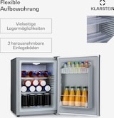 thumbnail of Happy Hour 33 Minibar 33L 5-15°C EEK G 25dB LED-Licht Silber
