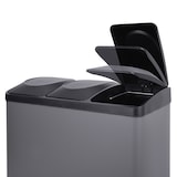 thumbnail of SVITA TC3X15 Keukenafvalbak 45L Afvalbak scheidingssysteem pedaalemmer afvalbak grijs
