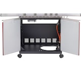 thumbnail of Tarrington House 4-Hauptbrenner + Seitenbrenner Gasgrill Paxton, Grillfläche 41 x 71 cm, Ablagetisch, fahrbar, Stahl, mattrot